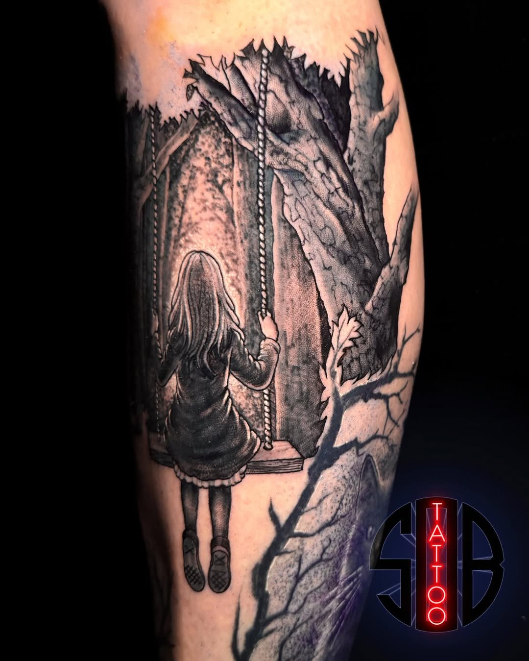 Tattoo by @sobtattoo β black_and_grey, illustrative