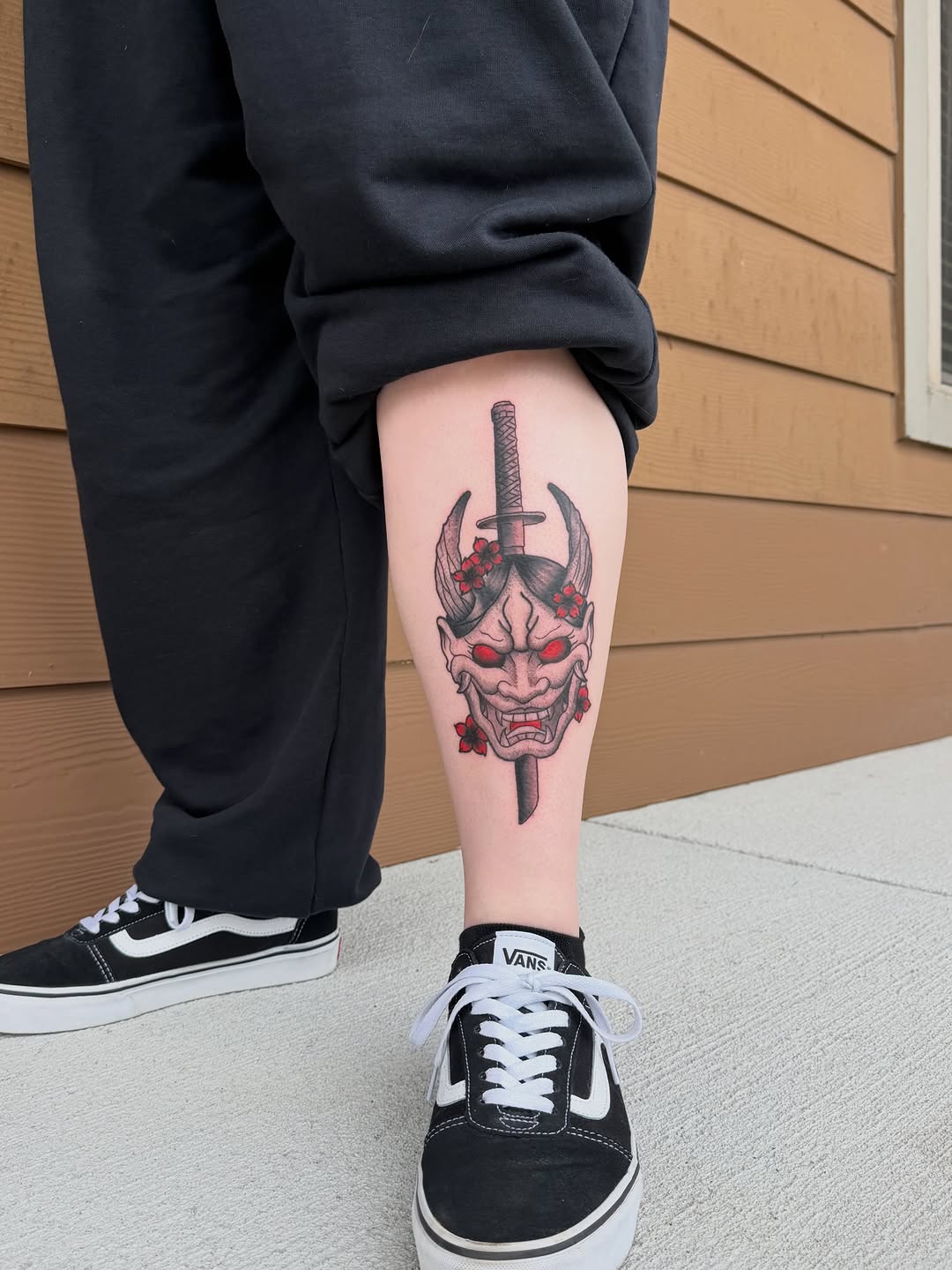Tattoo by @doughboystabs — japanese_irezumi, black_and_grey