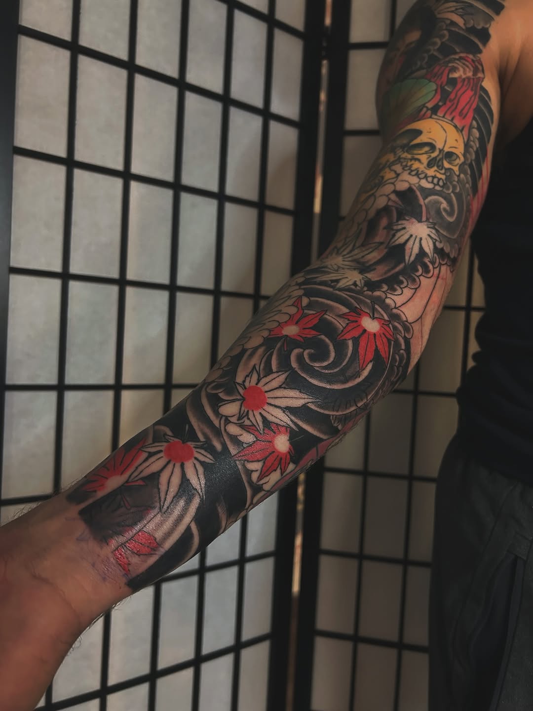 Tattoo by @iandclxvi — japanese_irezumi, black_and_grey