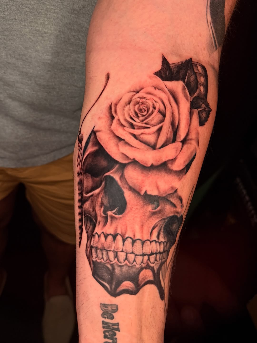 Tattoo by @xtina.inks — realism, black_and_grey