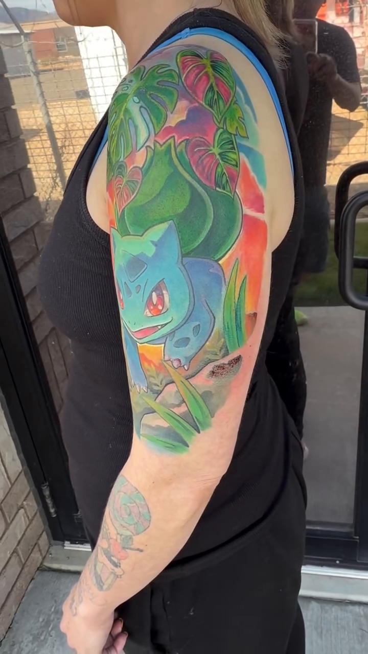 Tattoo by @mandocastroart — illustrative, anime