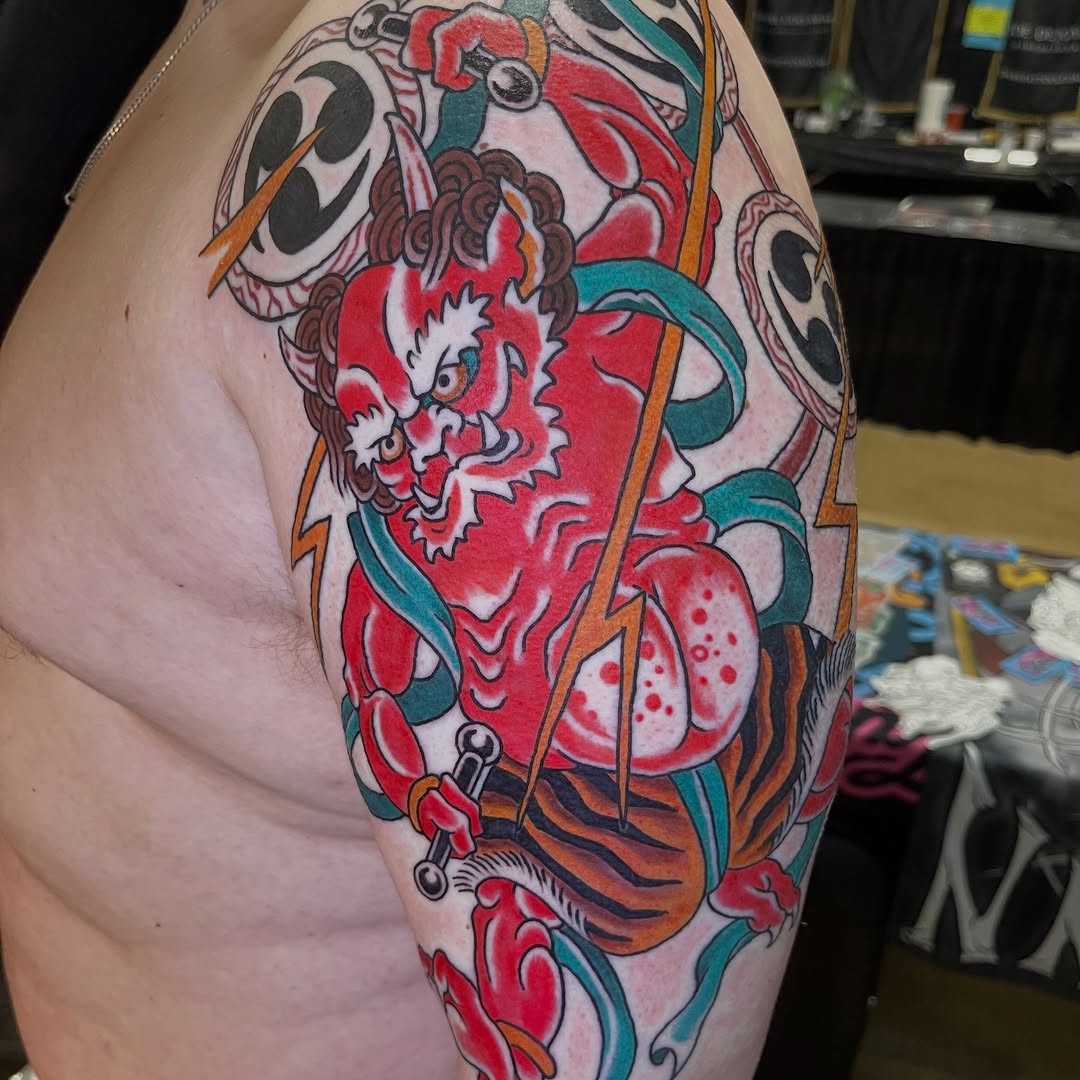 Tattoo by @jakeriveratattoo — japanese_irezumi, blackwork