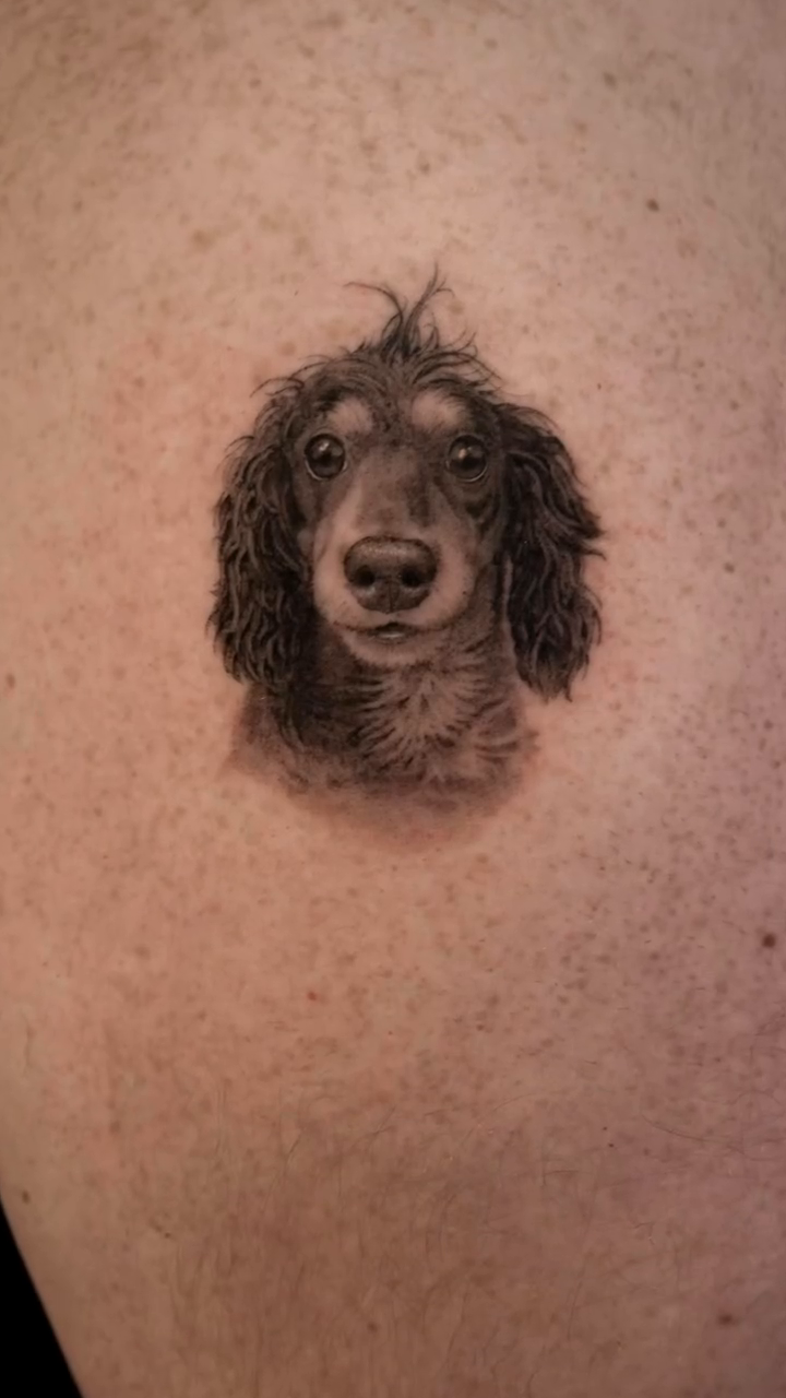 Tattoo by @nickthetailor — realism, black_and_grey