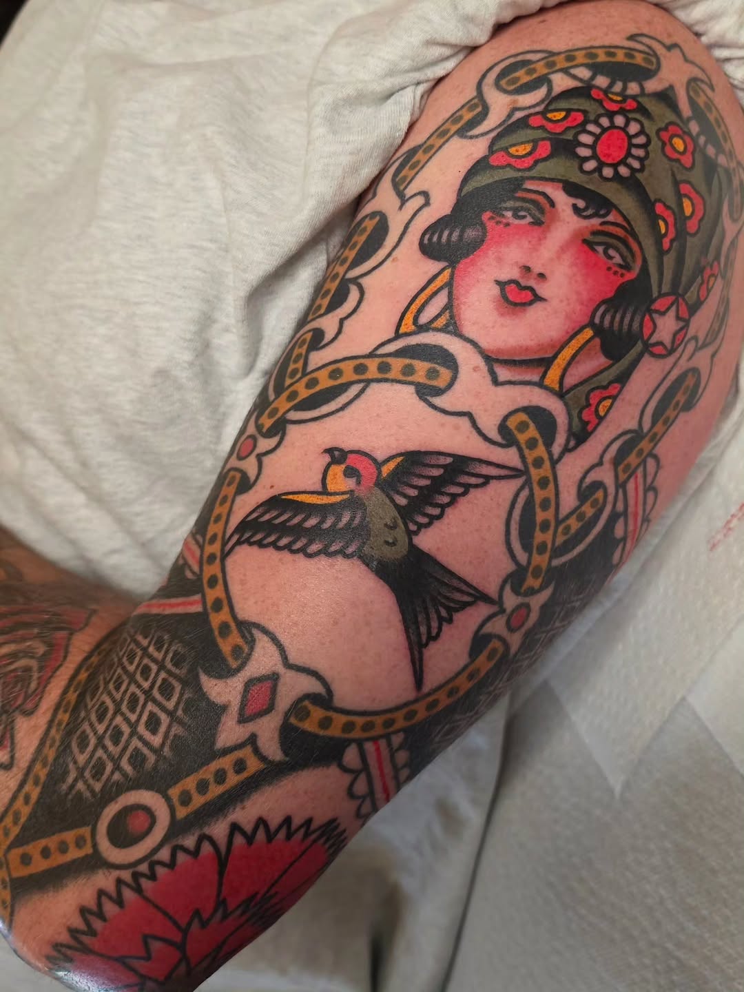 Tattoo by @angelhandstattoo โ american_traditional, neo_traditional