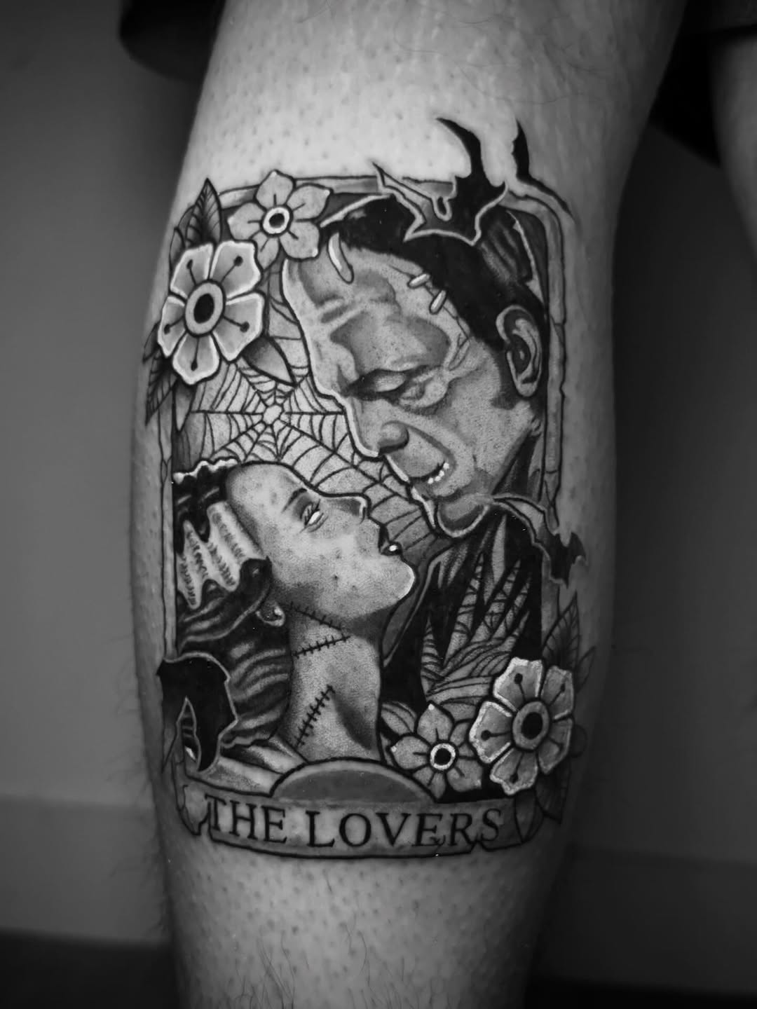 Tattoo by @keithgobleart — black_and_grey, realism