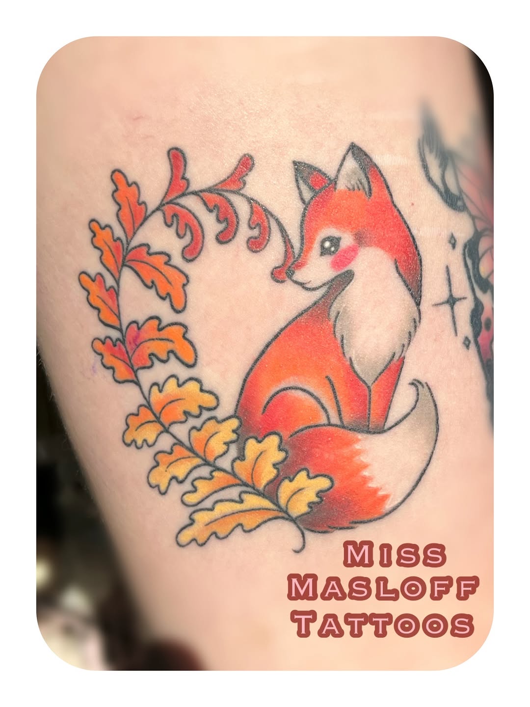Tattoo by @missmasloff_tattoos — illustrative, neo_traditional