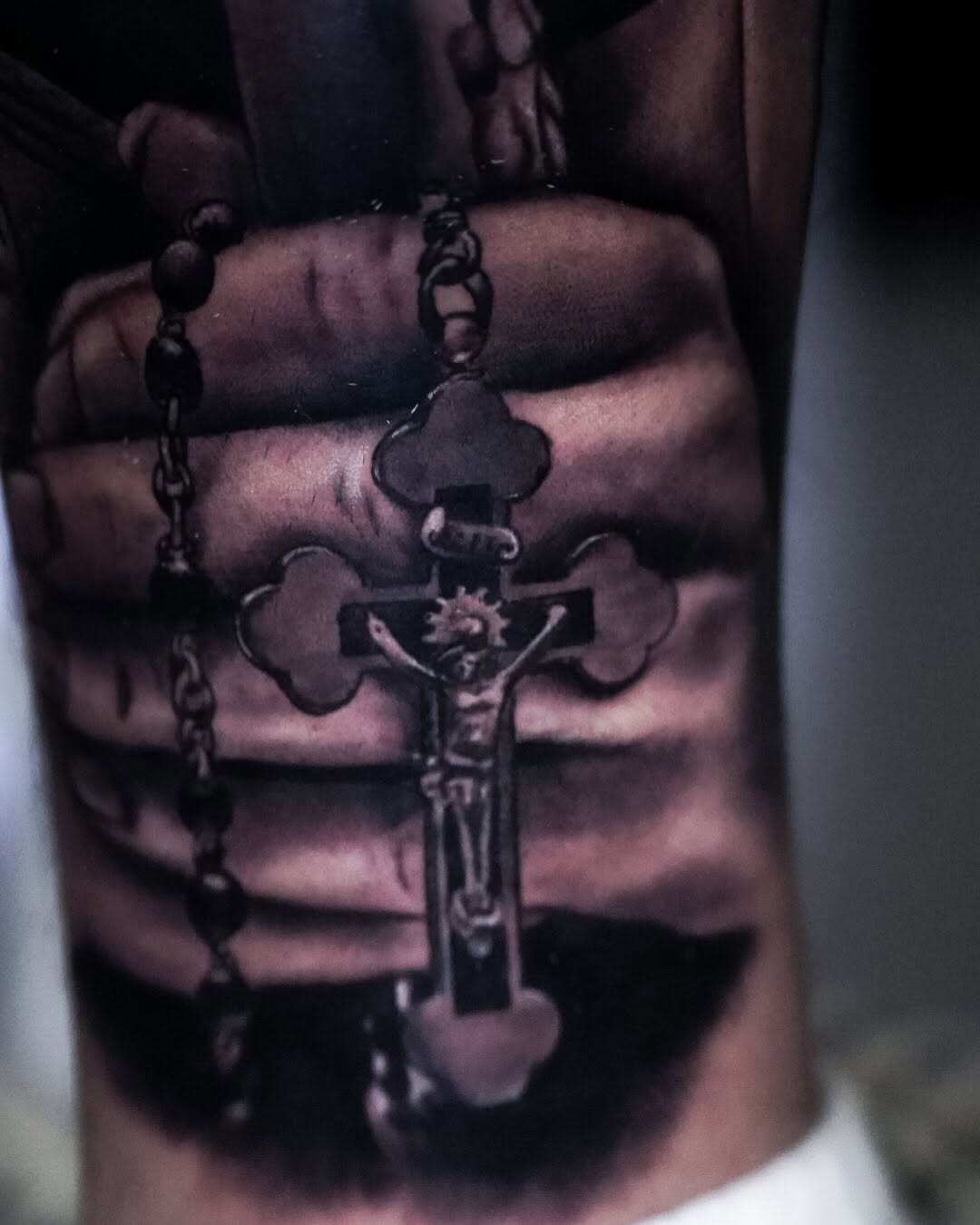 Tattoo by @nonametattoolv — realism, black_and_grey