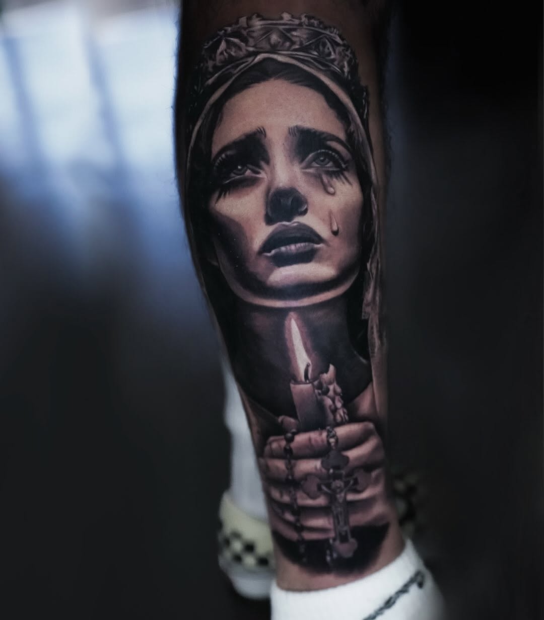 Tattoo by @nonametattoolv — realism, dark_realism