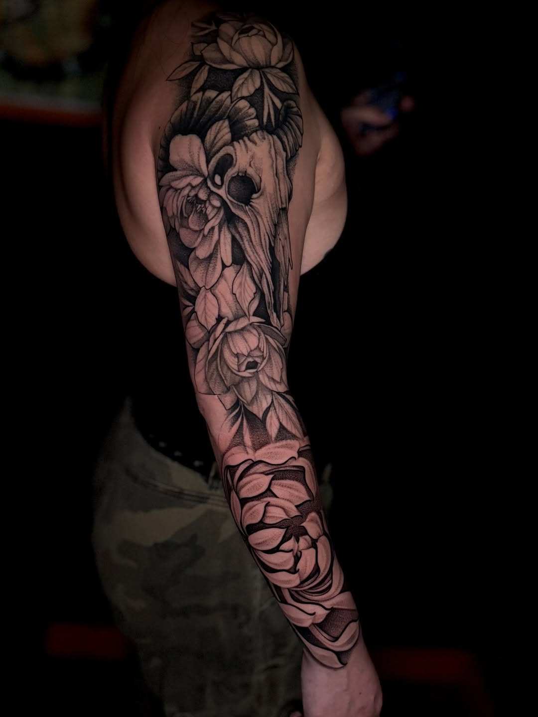 Tattoo by @mendoza.tattoo โ realism, black_and_grey