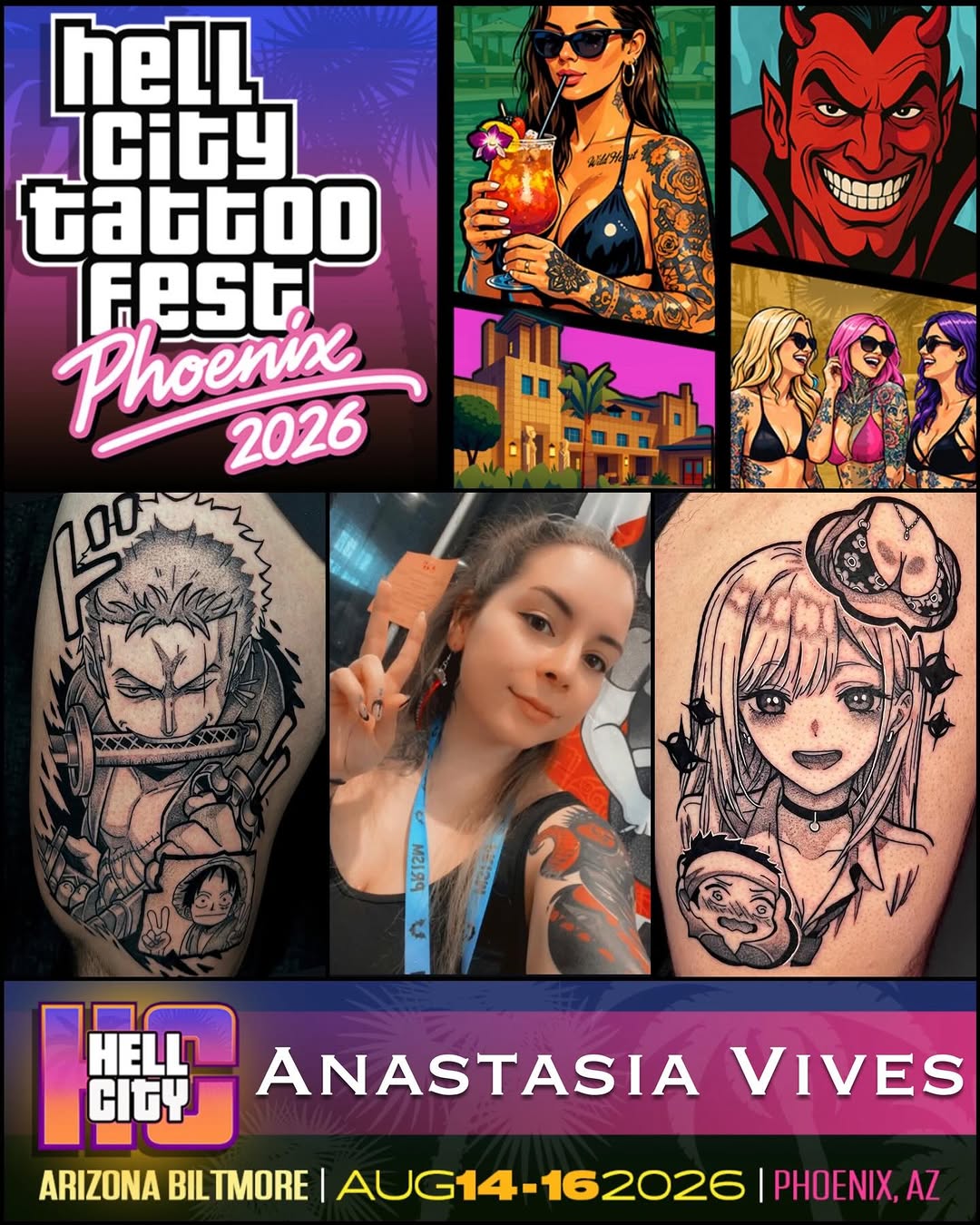 Tattoo by @a.v.tattoos — anime, black_and_grey