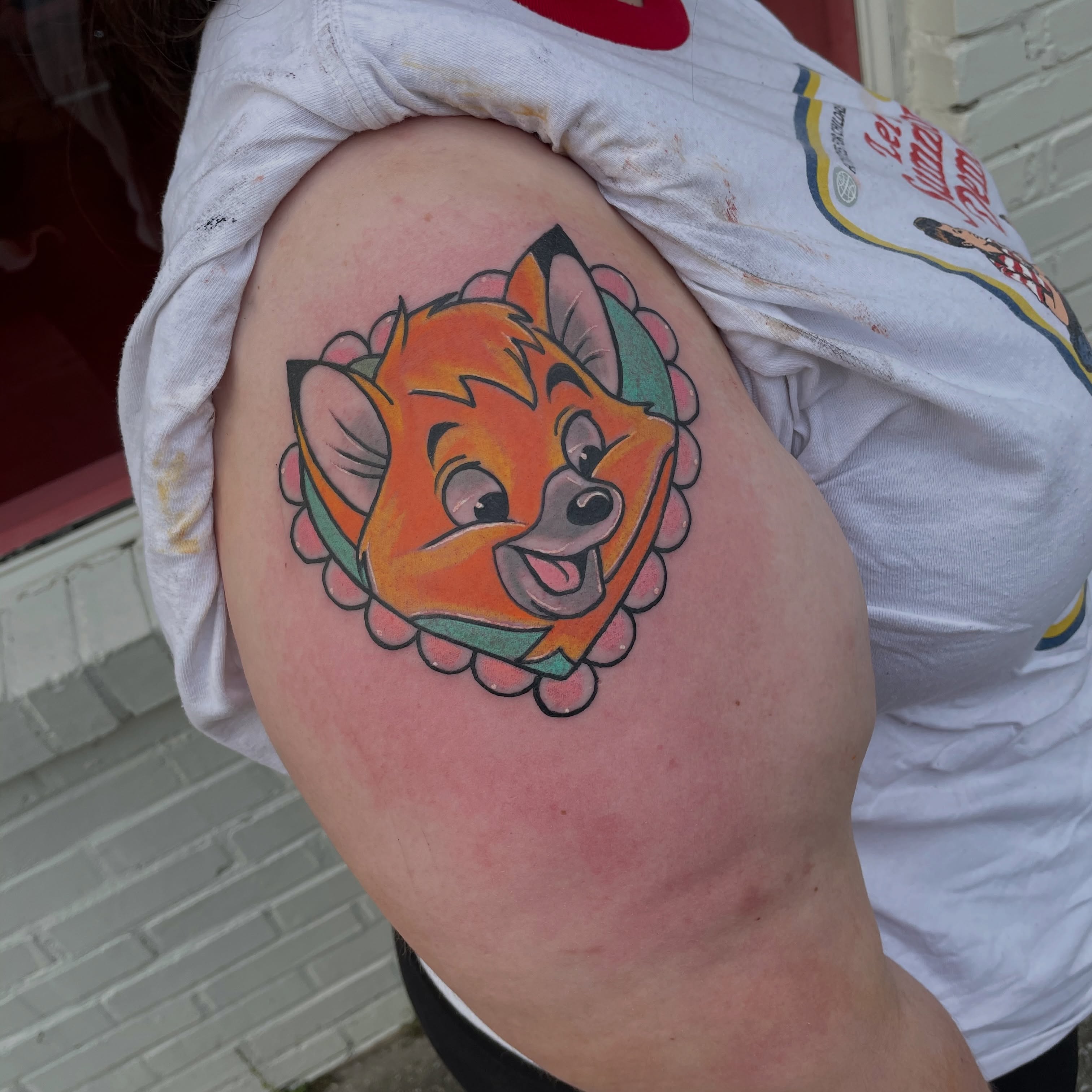Tattoo by @w33bmachin3 — new_school, anime