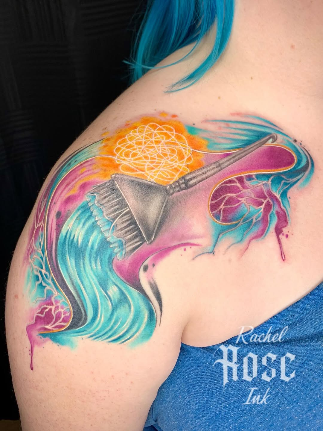 Tattoo by @rachelroseink β illustrative, watercolor