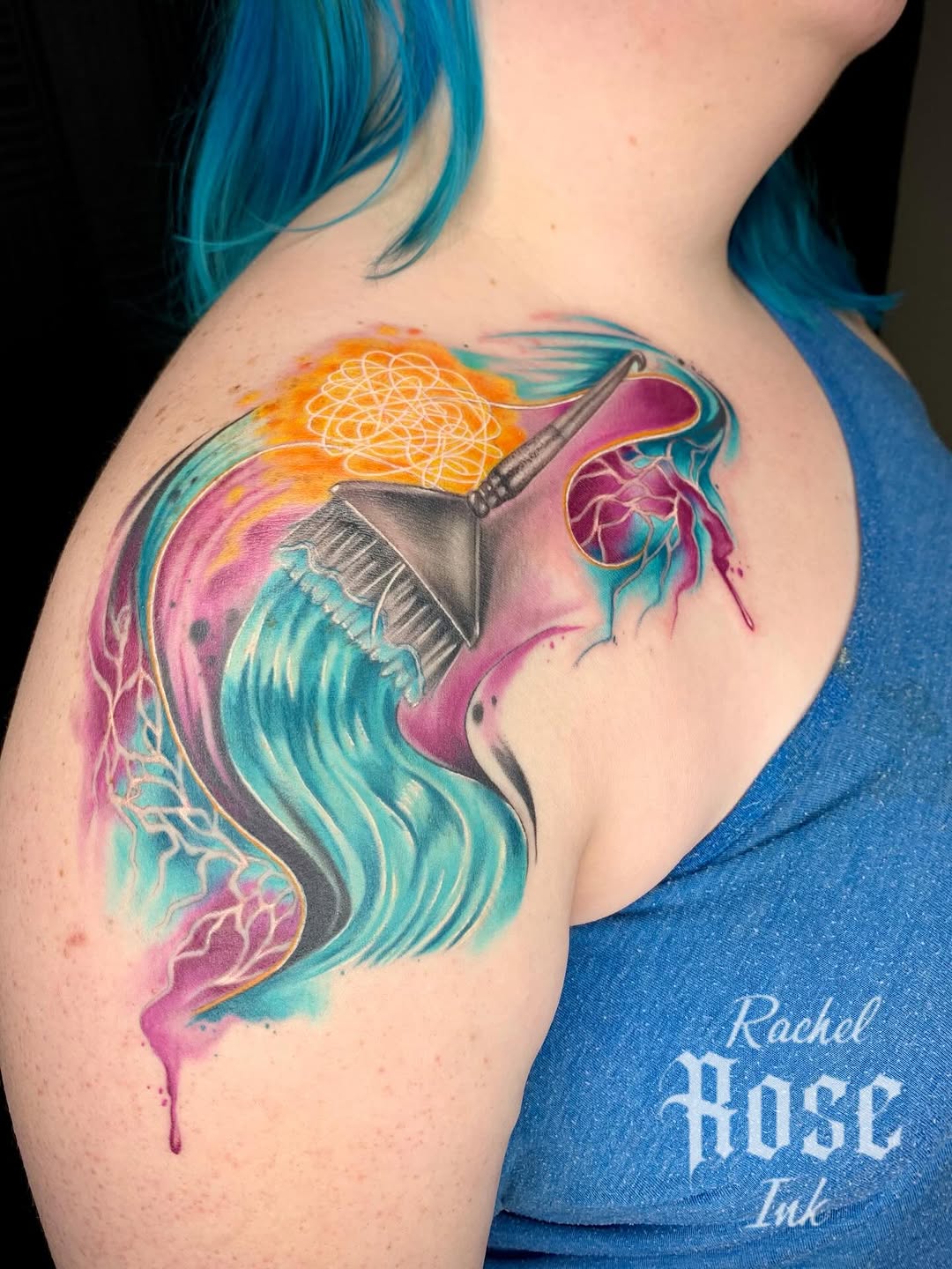 Tattoo by @rachelroseink β illustrative, watercolor