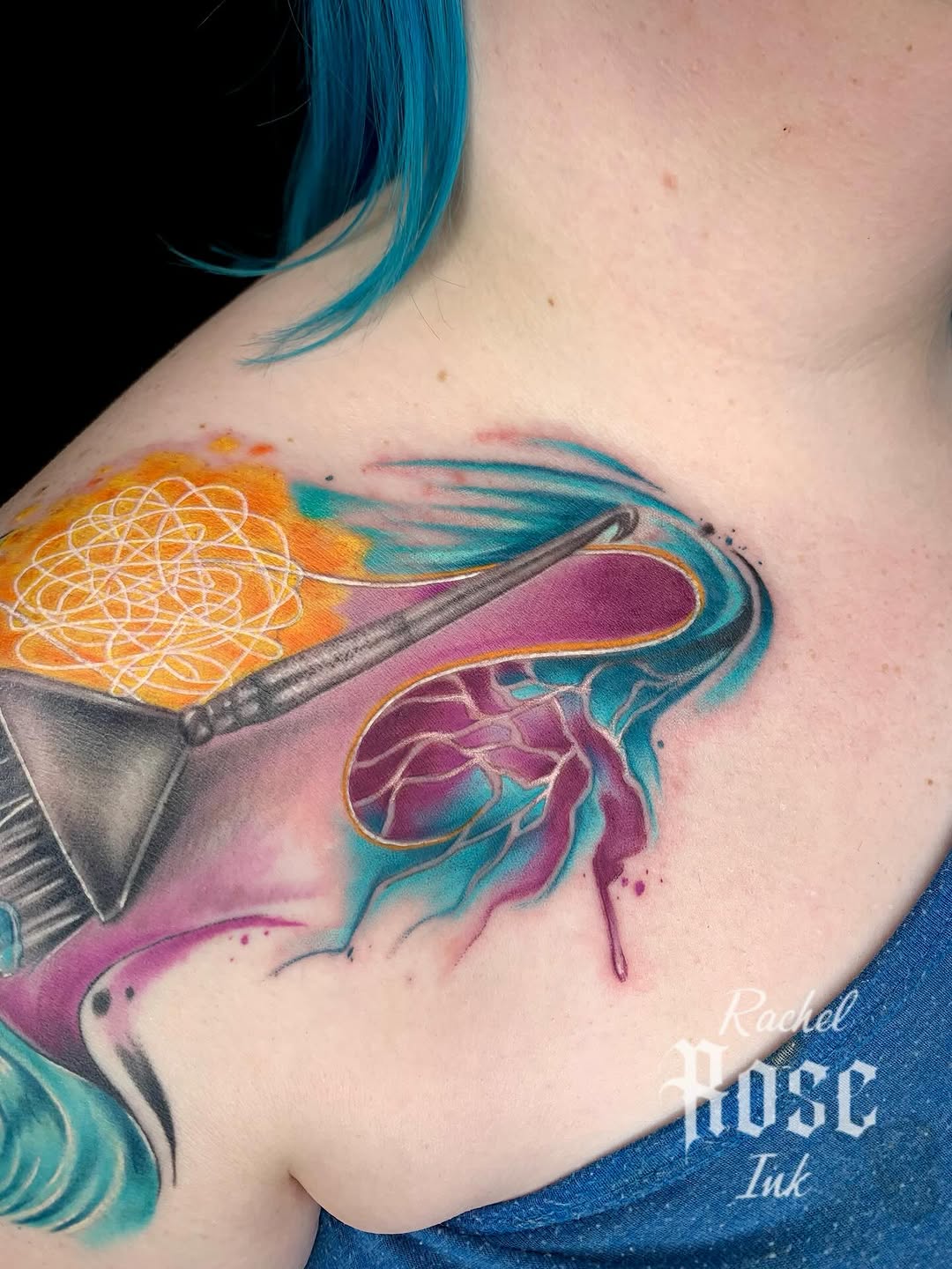 Tattoo by @rachelroseink β illustrative, watercolor