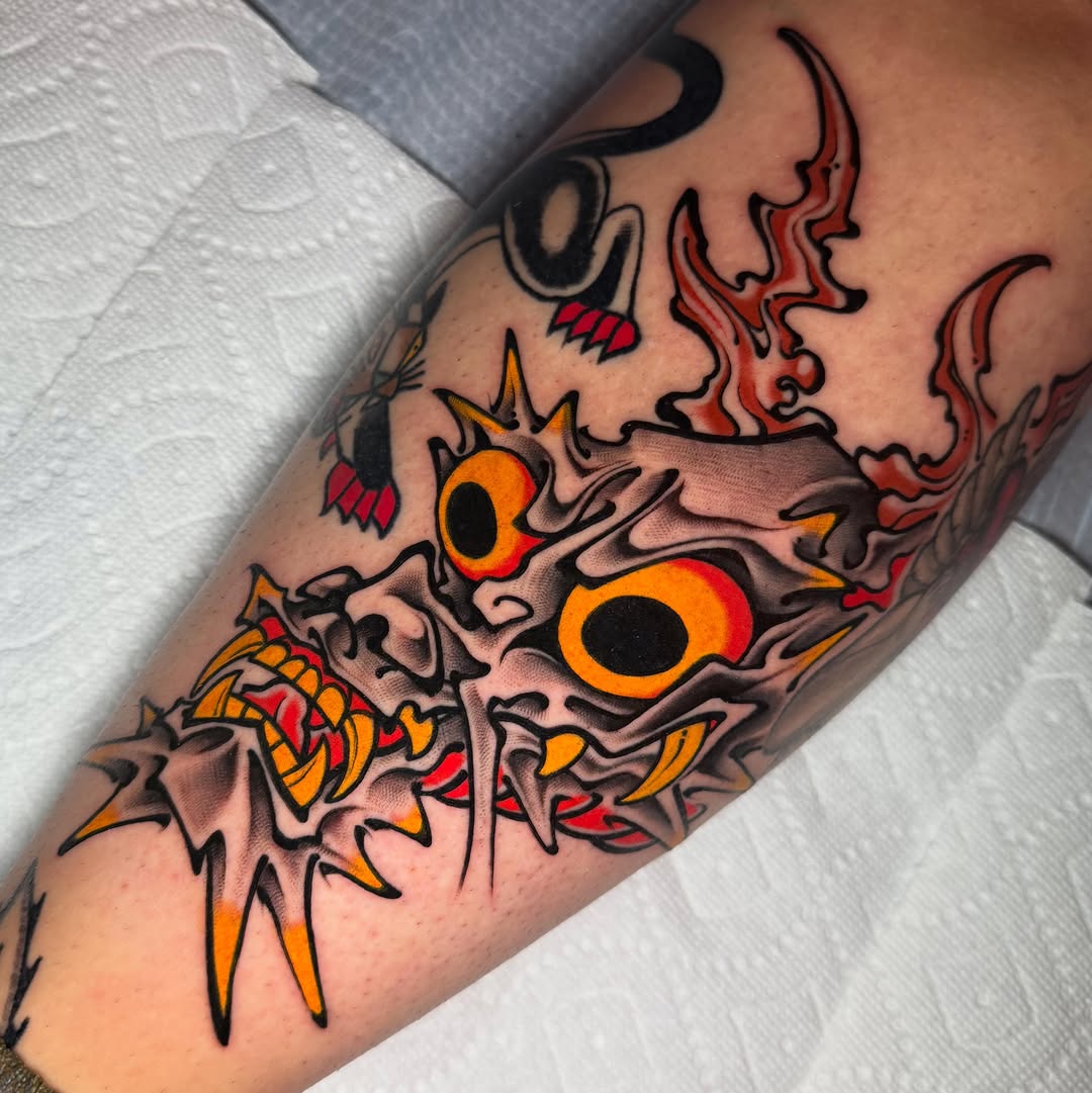 Tattoo by @woojintattoo — neo_traditional, japanese_irezumi