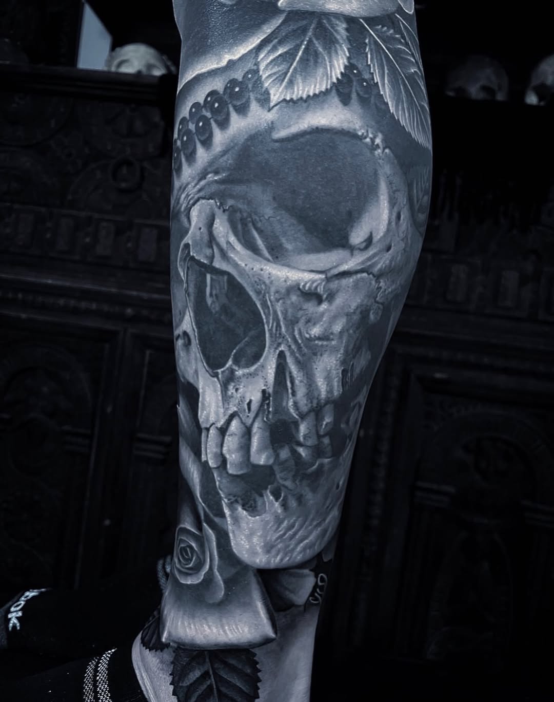Tattoo by @drawingdeadart โ realism, dark_realism
