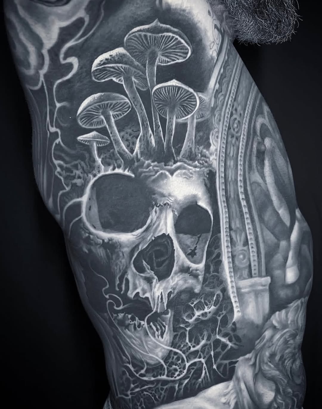 Tattoo by @drawingdeadart โ realism, dark_realism