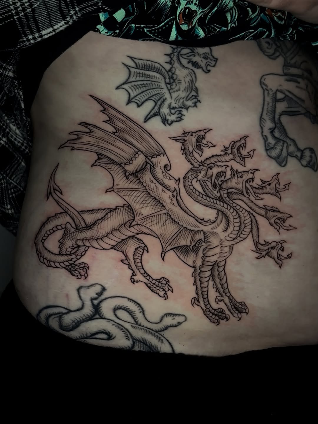 Tattoo by @maribeth.tattoo — illustrative, black_and_grey