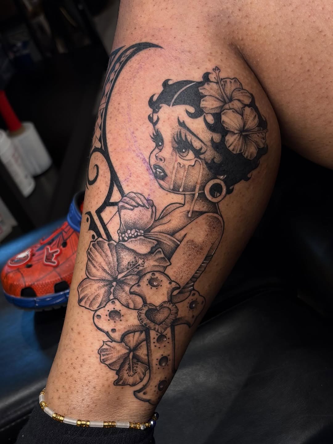Tattoo by @auraink.studio β black_and_grey, realism