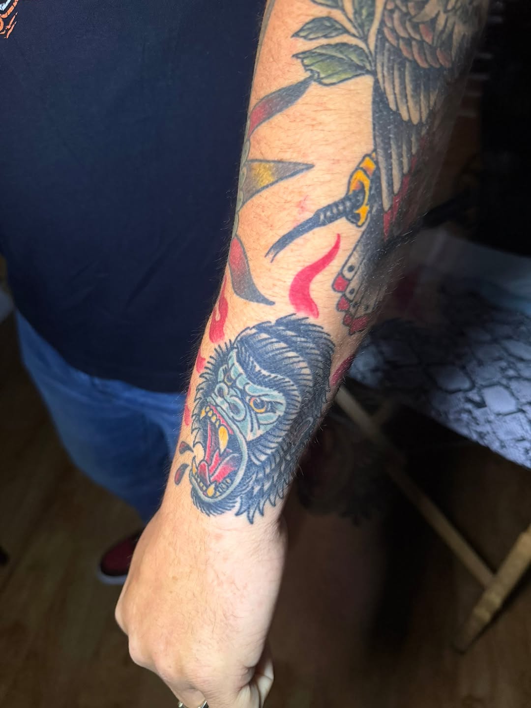 Tattoo by @coreybaileyart — american_traditional