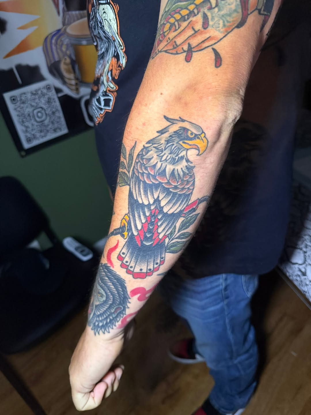 Tattoo by @coreybaileyart — american_traditional