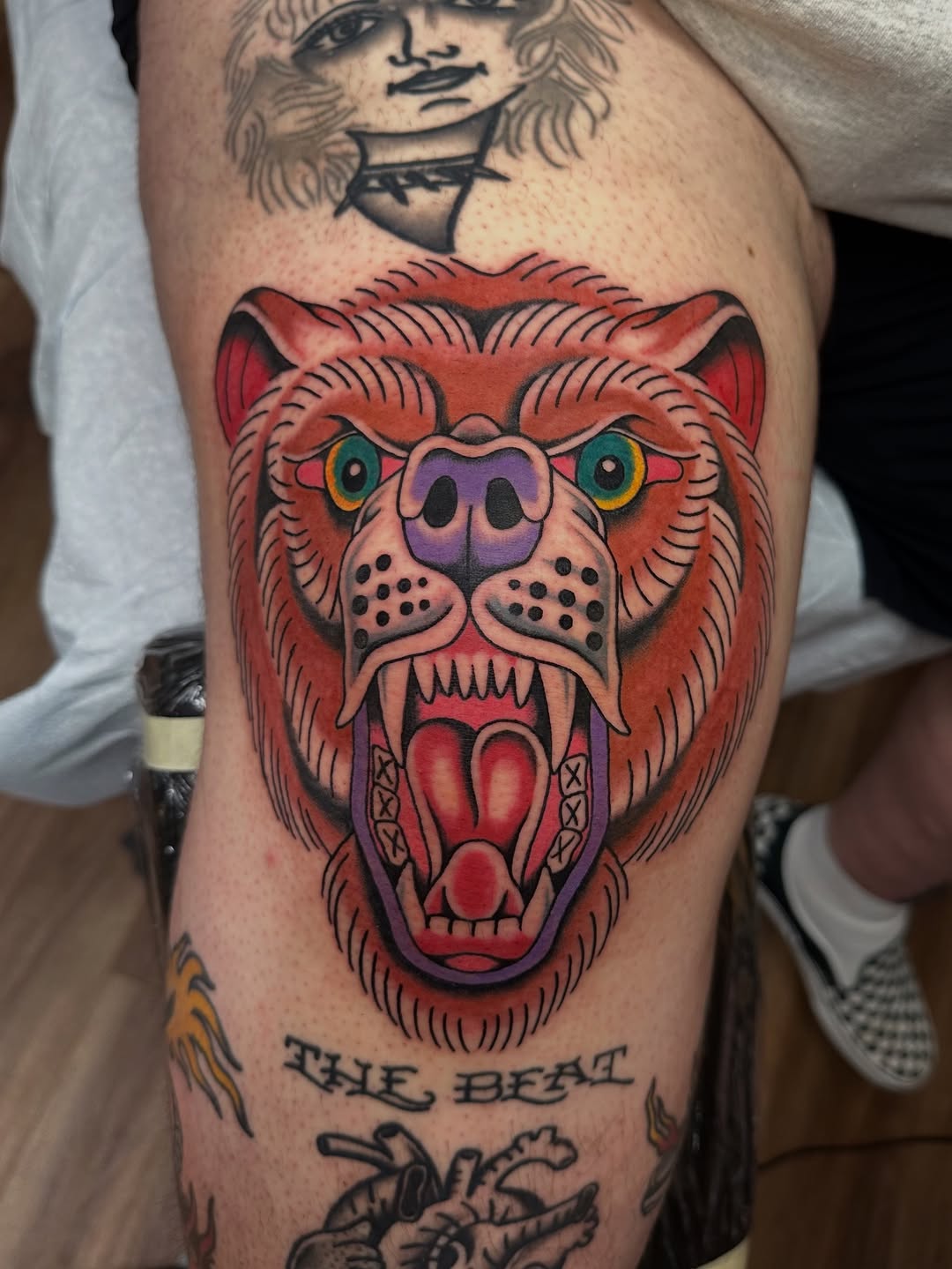 Tattoo by @eggtattooer — american_traditional, illustrative