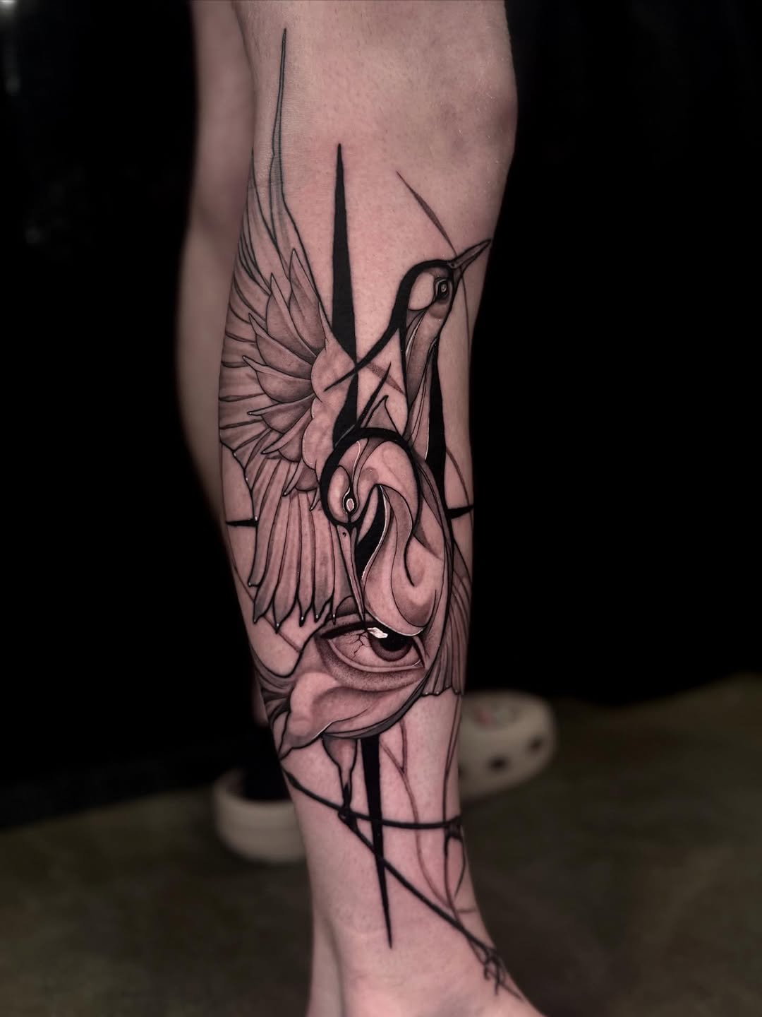 Tattoo by @isabelsmithtattoos — black_and_grey