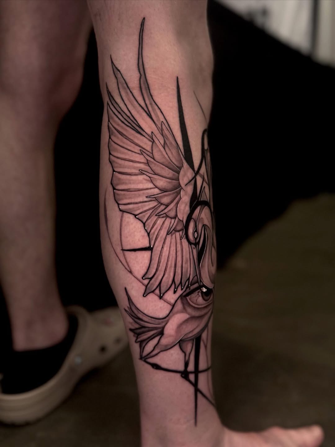 Tattoo by @isabelsmithtattoos — black_and_grey