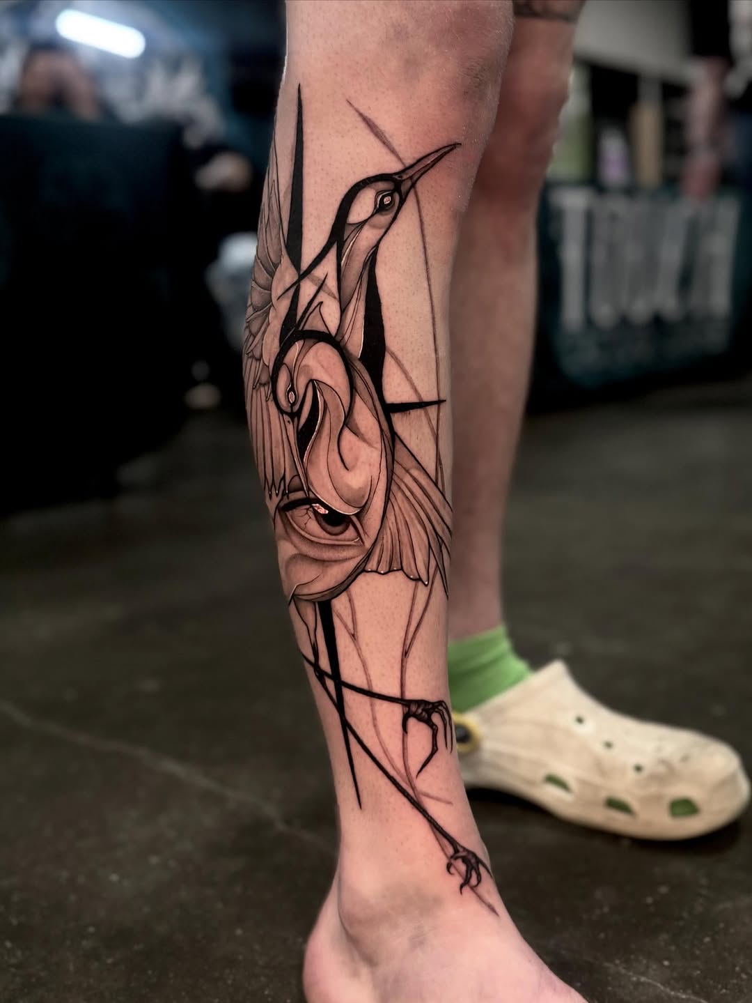 Tattoo by @isabelsmithtattoos — black_and_grey