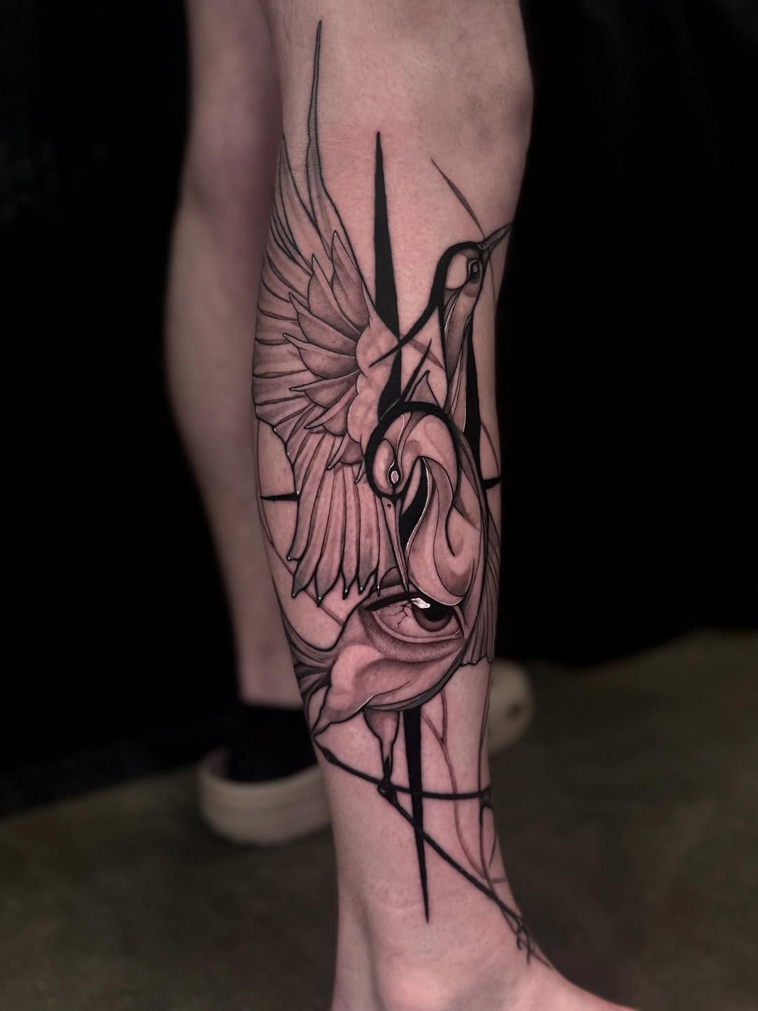 Tattoo by @isabelsmithtattoos — black_and_grey