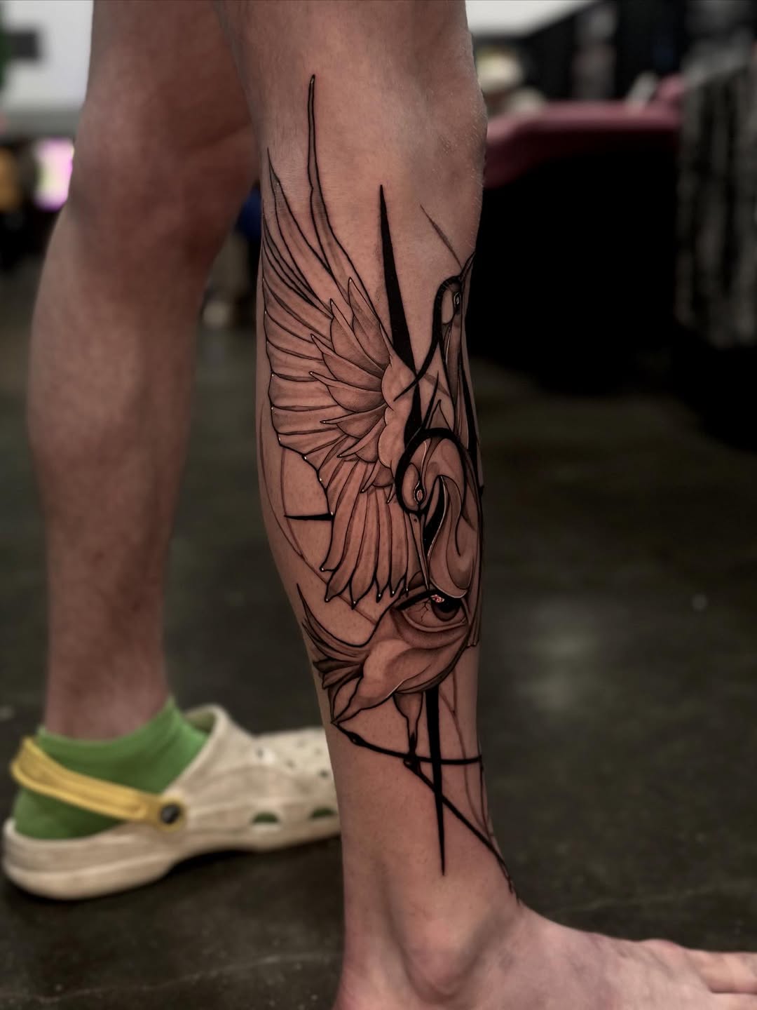 Tattoo by @isabelsmithtattoos — black_and_grey