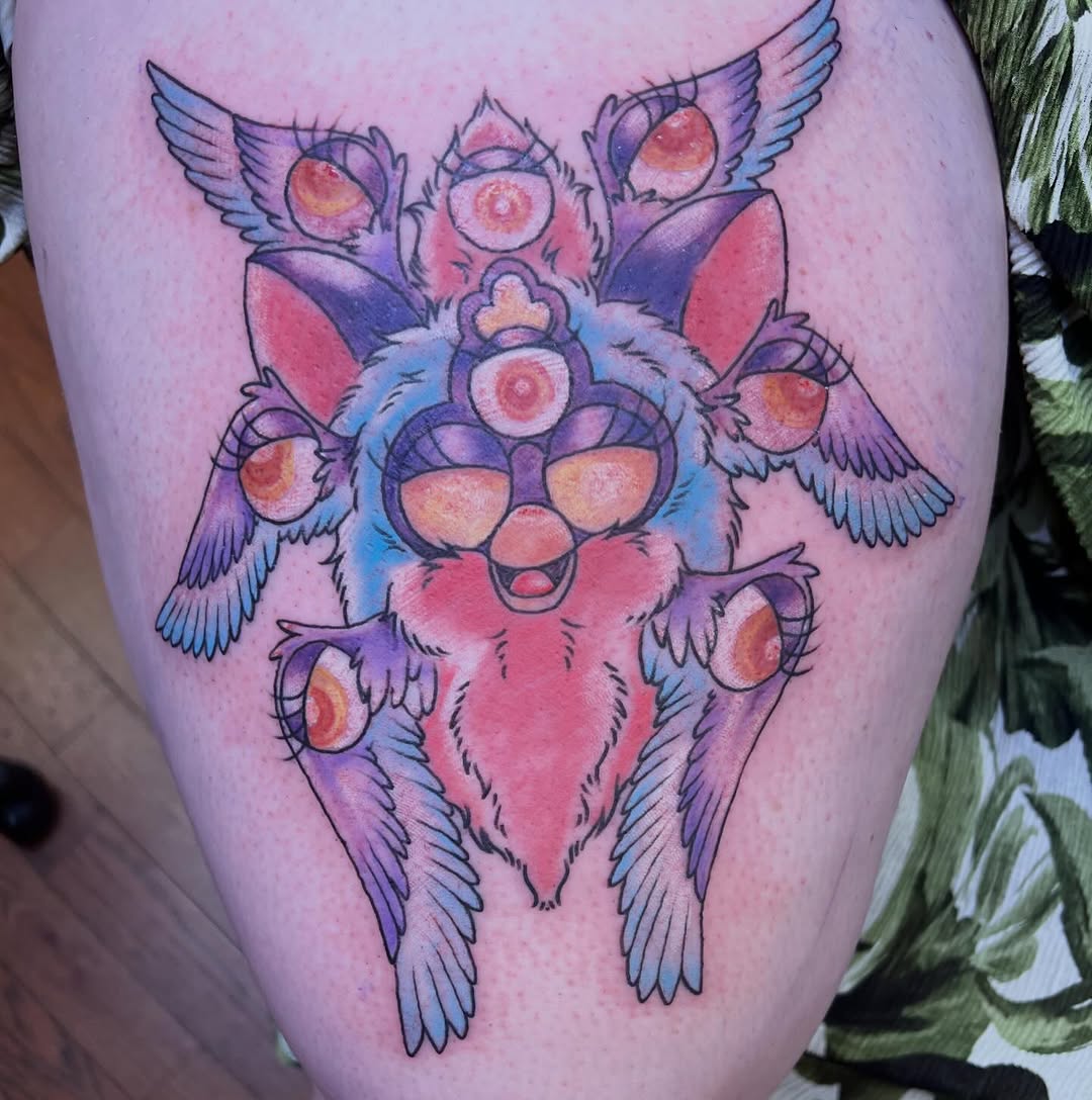 Tattoo by @acampart — new_school, illustrative