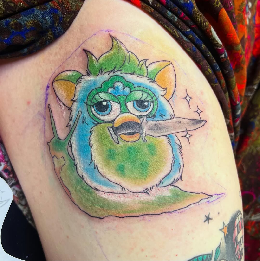 Tattoo by @acampart — new_school