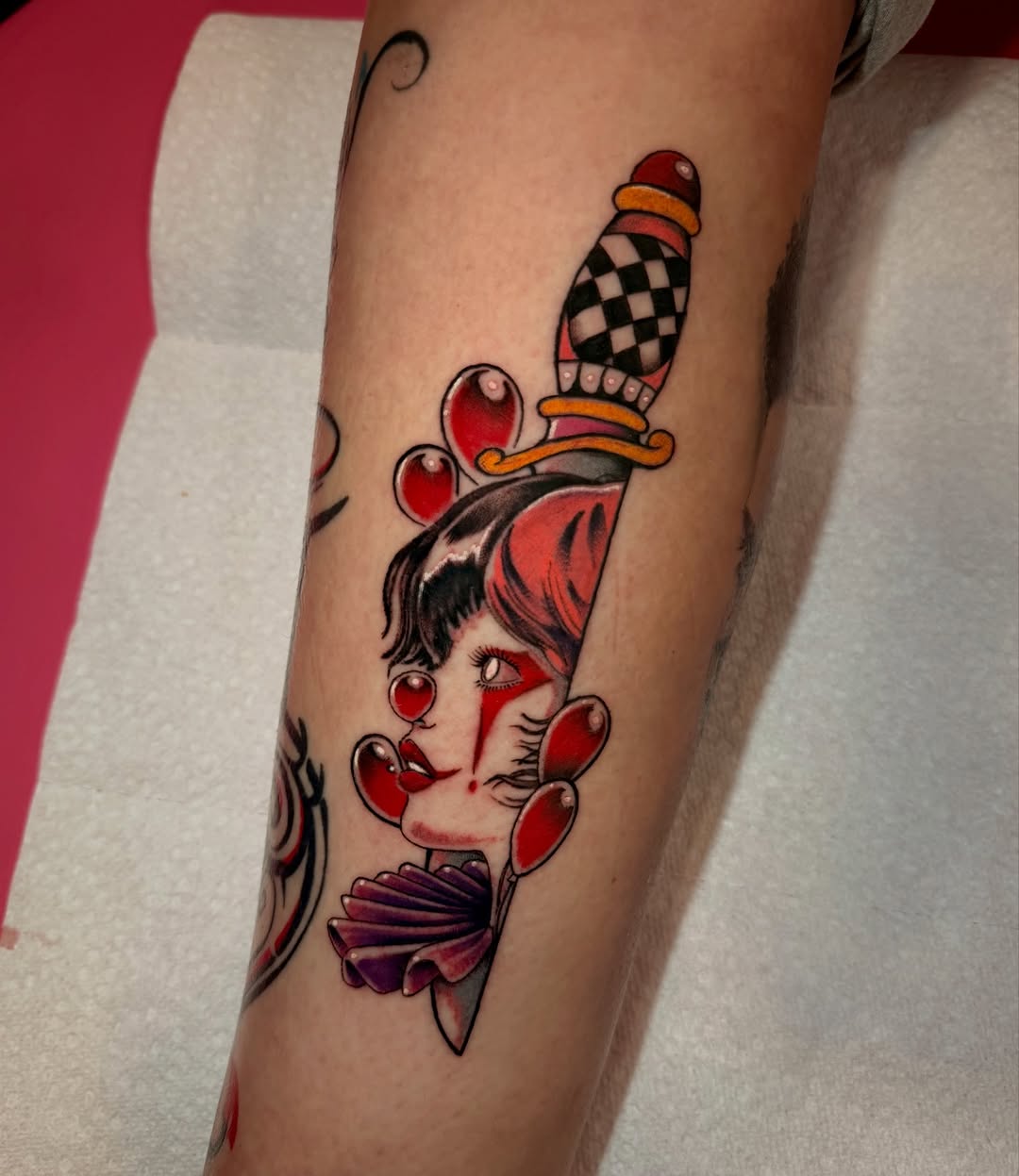 Tattoo by @tatsbysass — american_traditional, neo_traditional