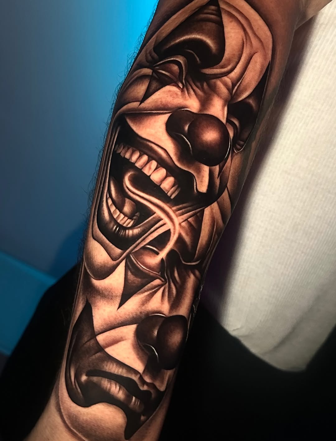 Tattoo by @inkedbydoll — black_and_grey, realism