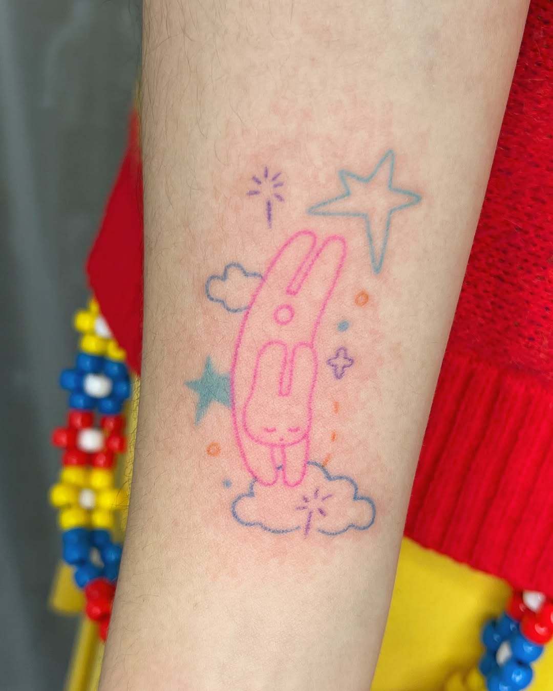Tattoo by @nightynight_tattoo โ fine_line, minimalist