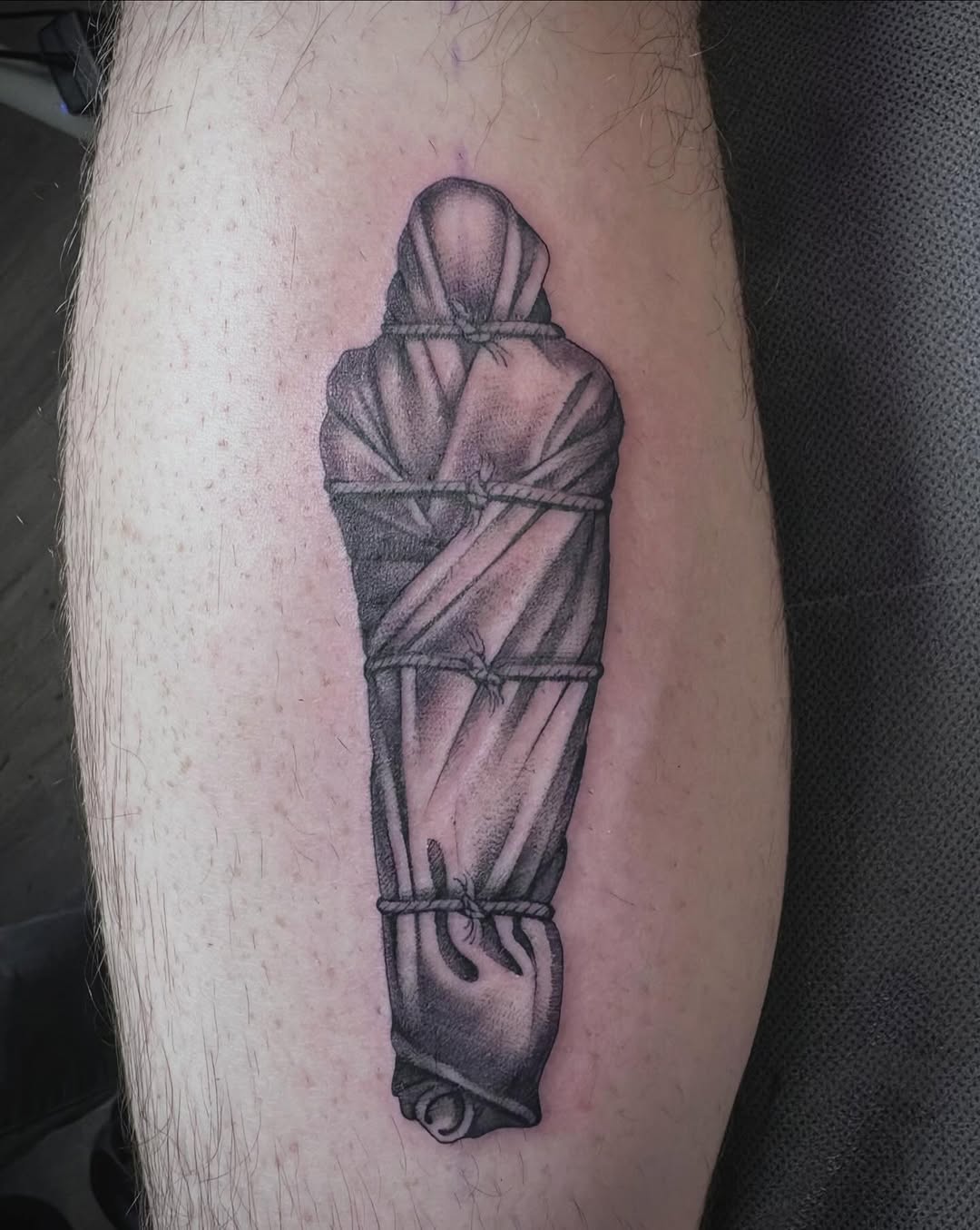 Tattoo by @tf_tattoos — black_and_grey, realism