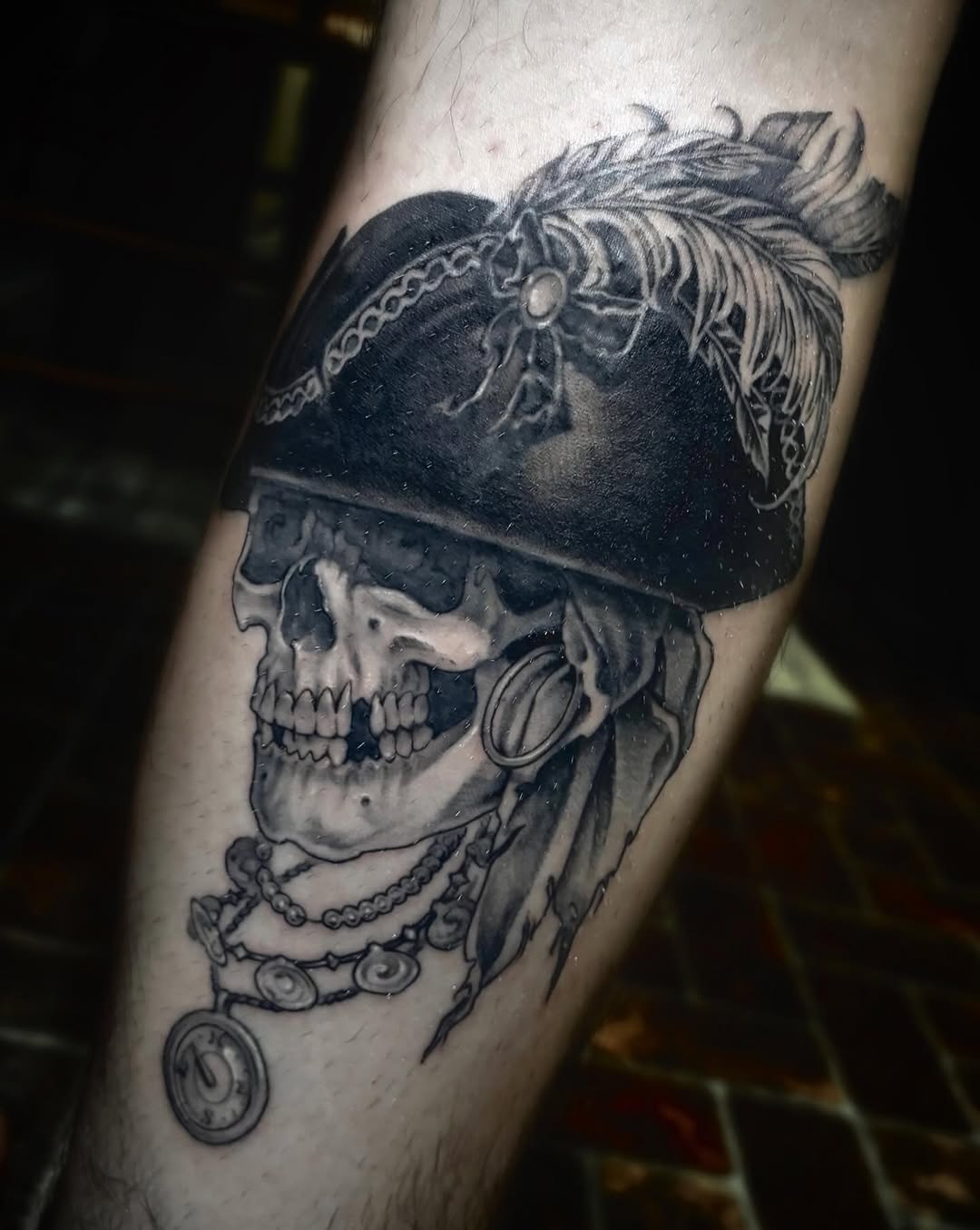 Tattoo by @tf_tattoos — black_and_grey, realism