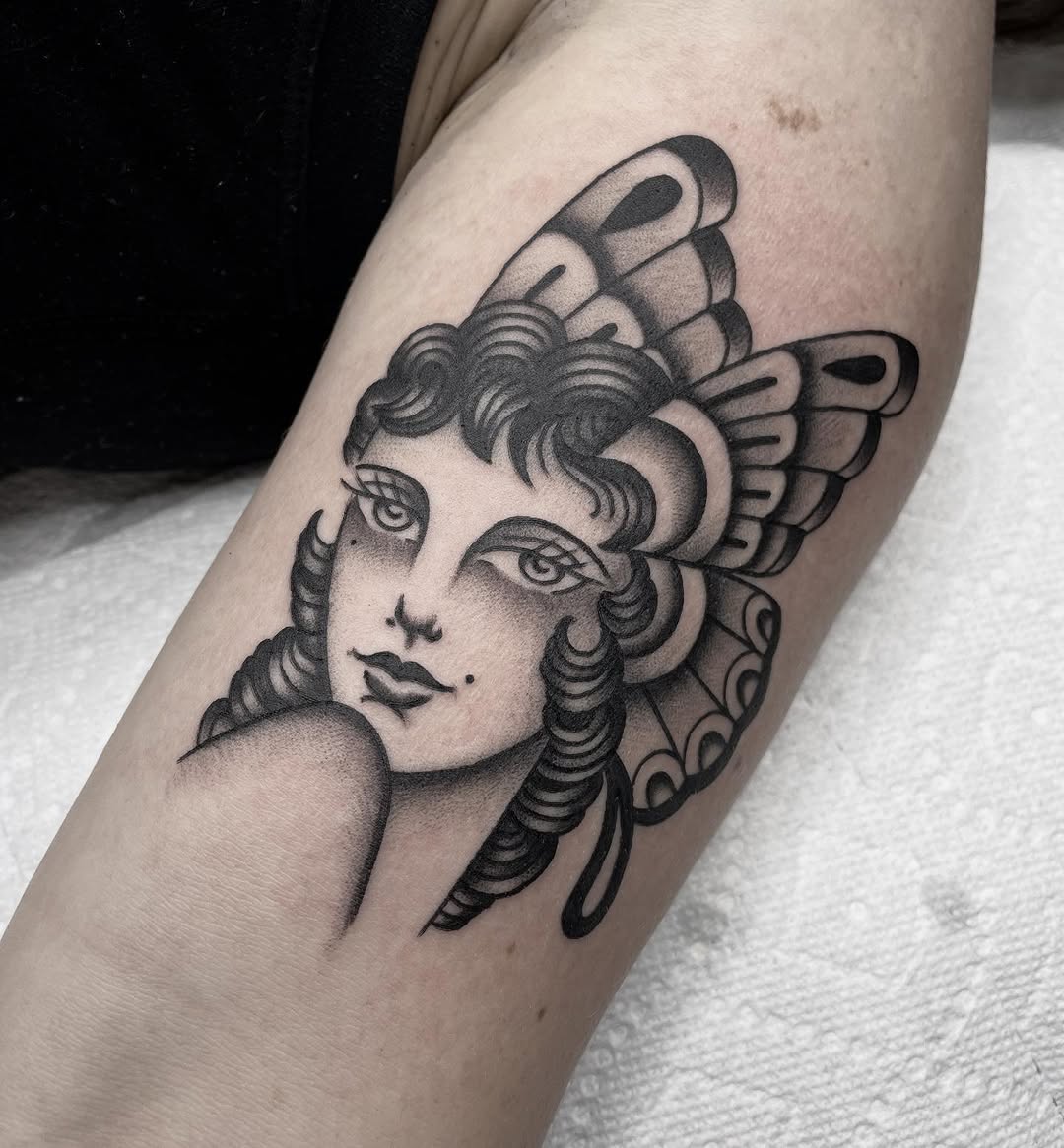 Tattoo by @katbarrieau — american_traditional, illustrative