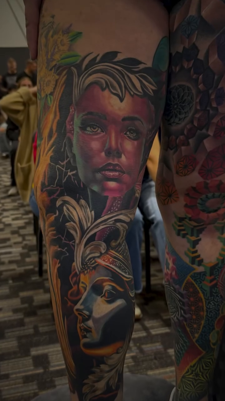 Tattoo by @ami.tattoo — realism, black_and_grey