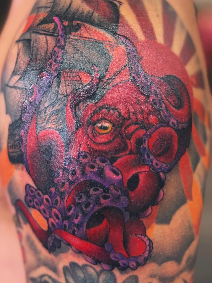 Tattoo by @disgracefultattoo — realism, black_and_grey