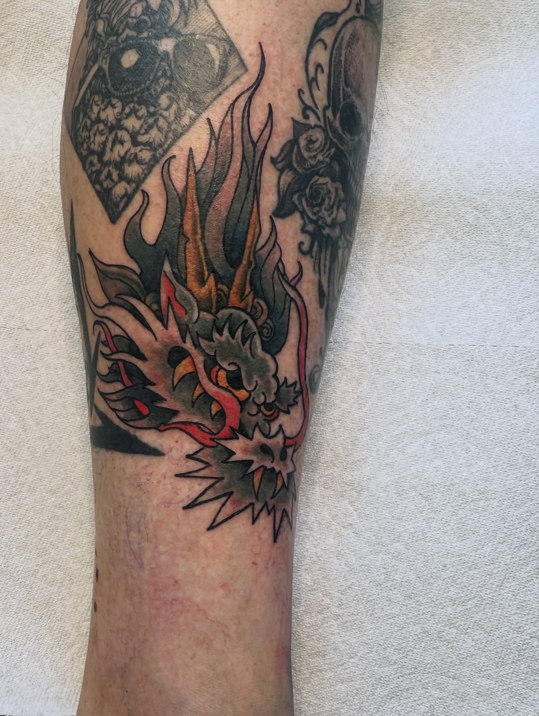 Tattoo by @inkme.missnina — japanese_irezumi, american_traditional