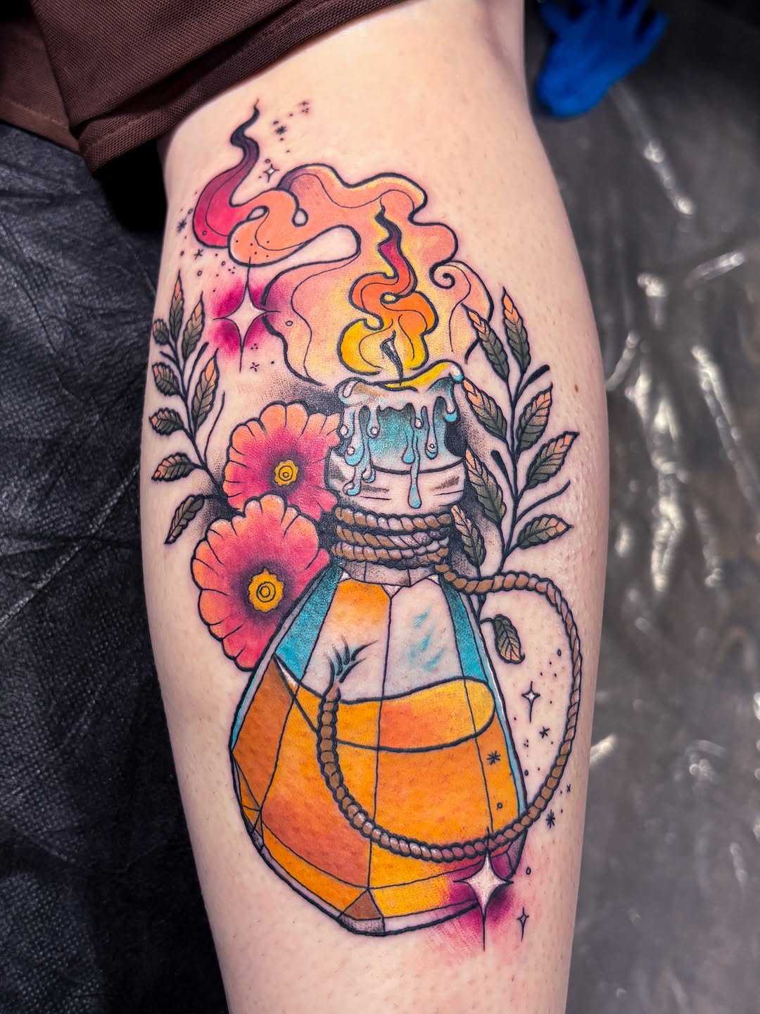 Tattoo by @inkdbyliz — illustrative, new_school