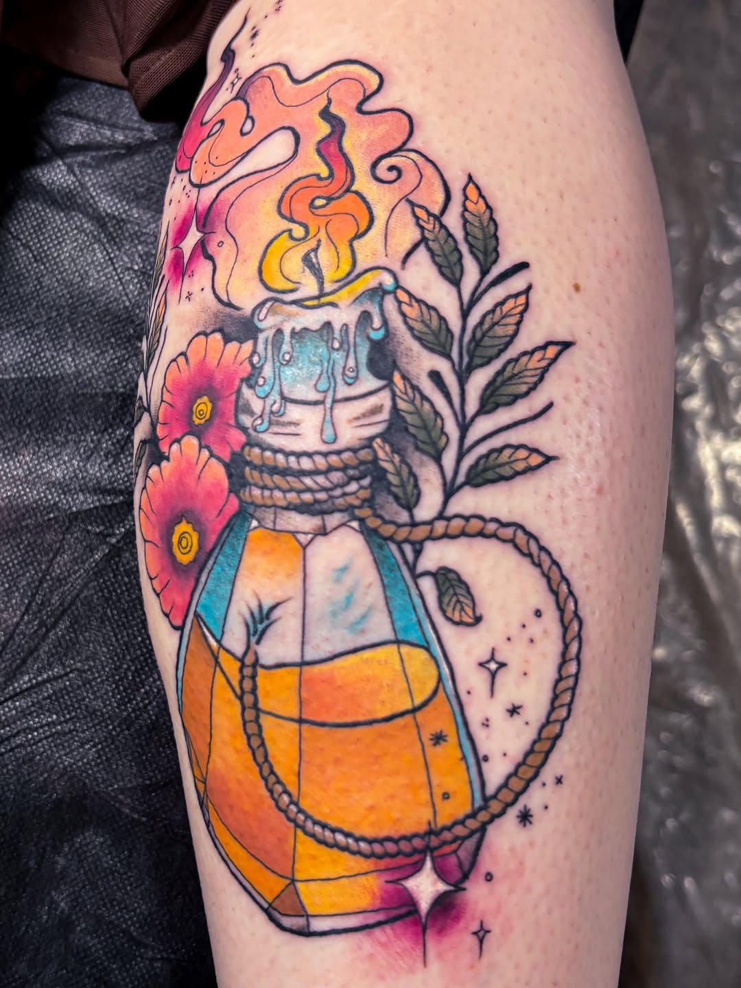 Tattoo by @inkdbyliz — illustrative, new_school