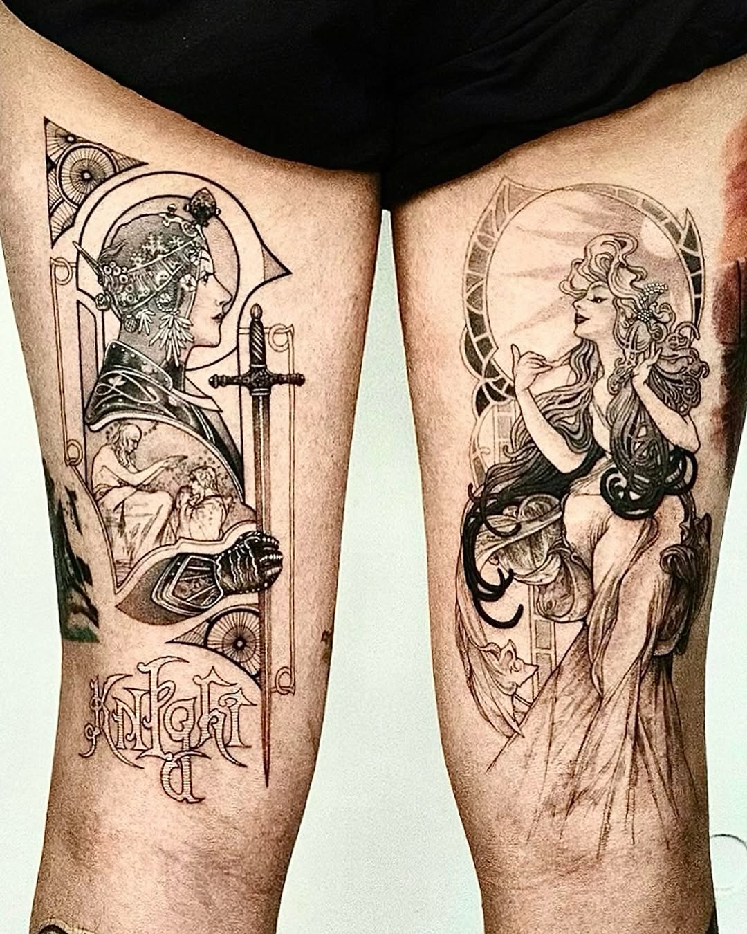 Tattoo by @linsey_tattooer β black_and_grey, illustrative