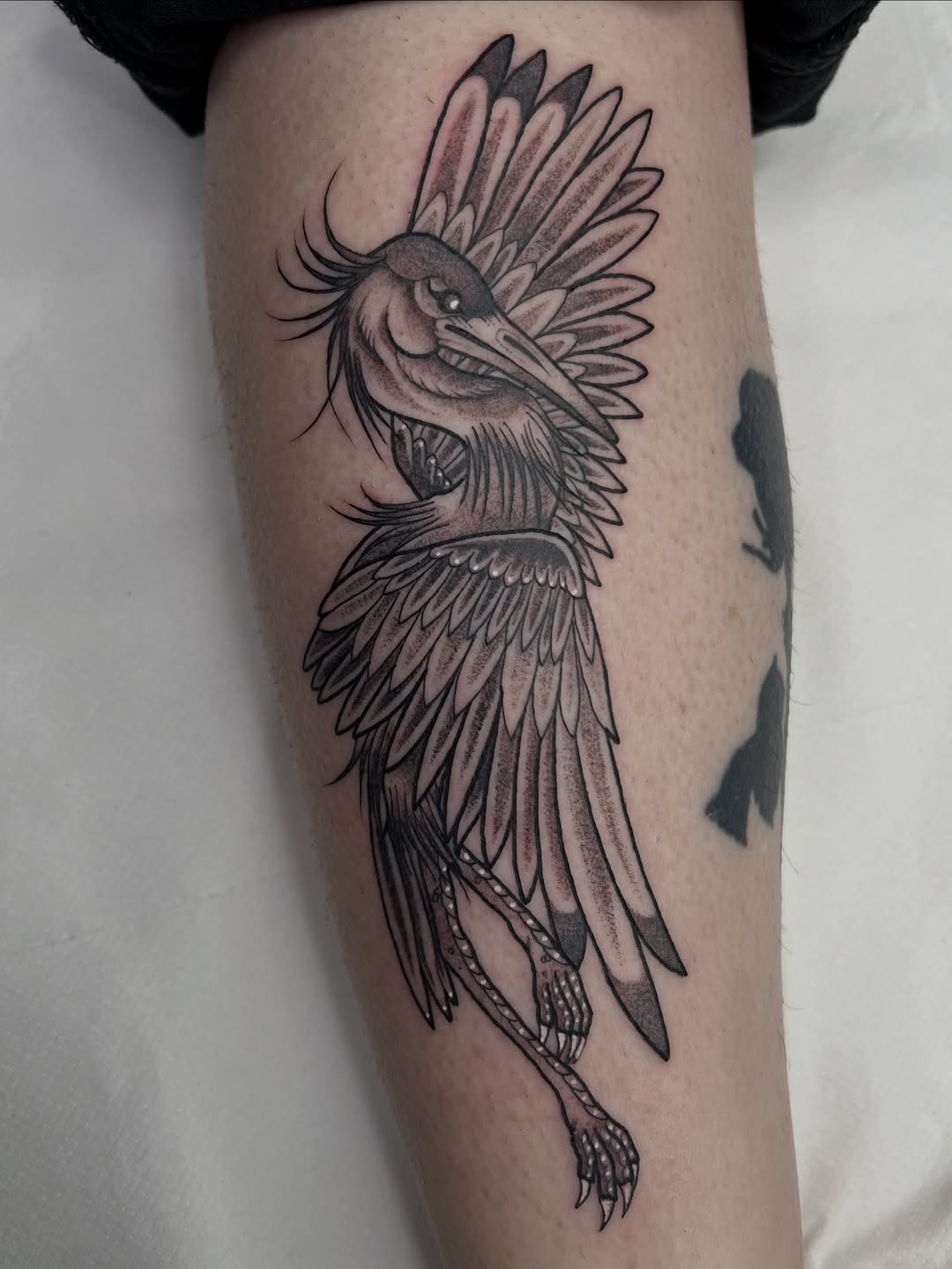 Tattoo by @courtneylloydtattoos — black_and_grey, illustrative