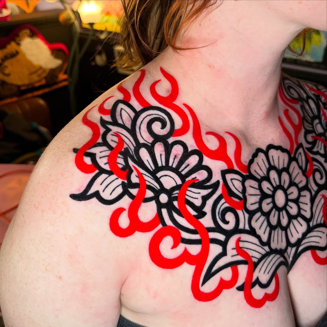 Tattoo by @boobyhill_ β illustrative, blackwork