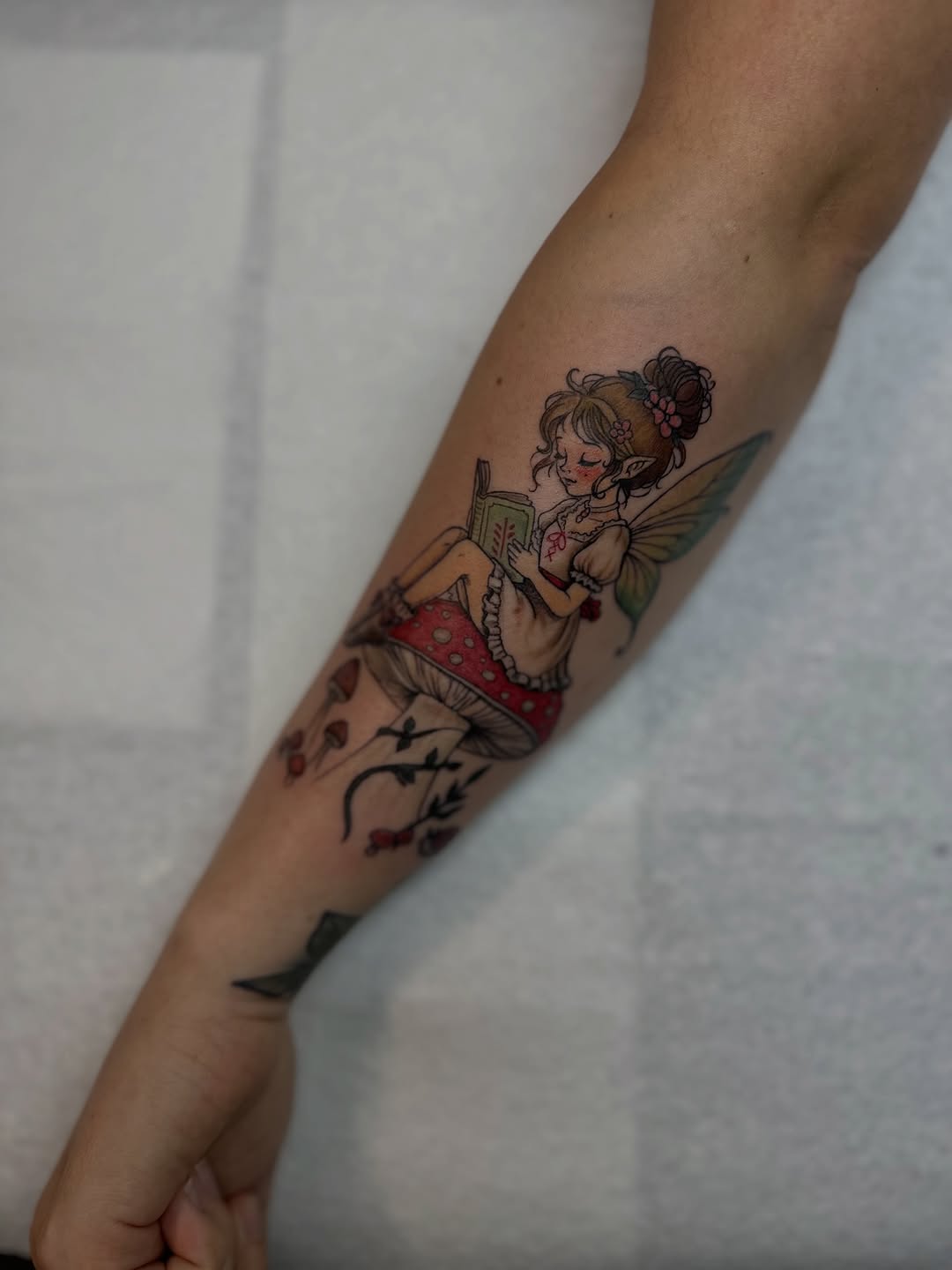 Tattoo by @darlindawntattoos — new_school, illustrative