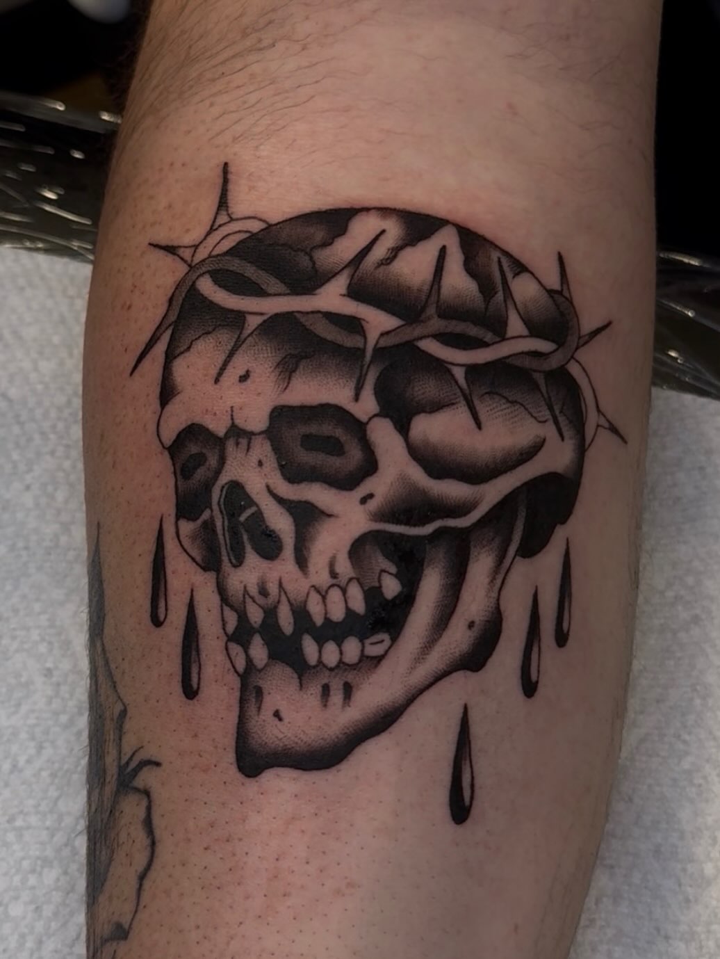 Tattoo by @coryallentattoos β blackwork, black_and_grey
