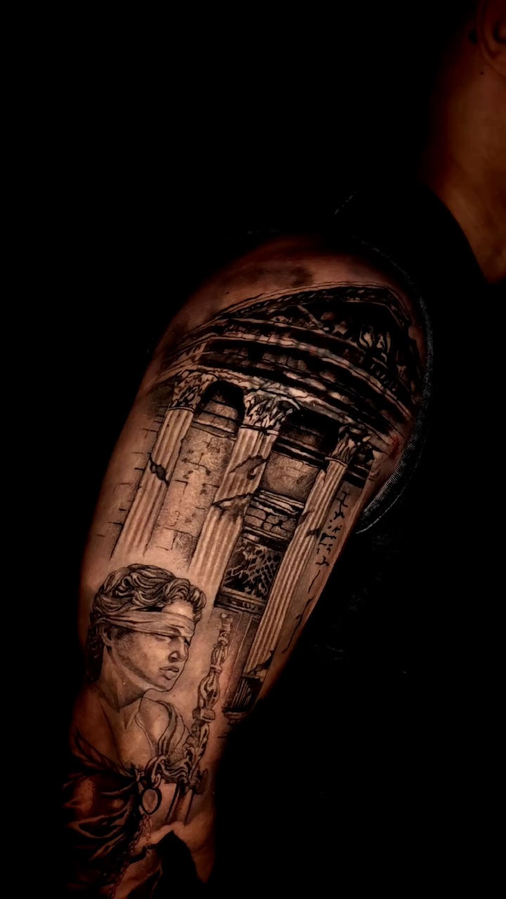 Tattoo by @x1.topsecret — realism, black_and_grey